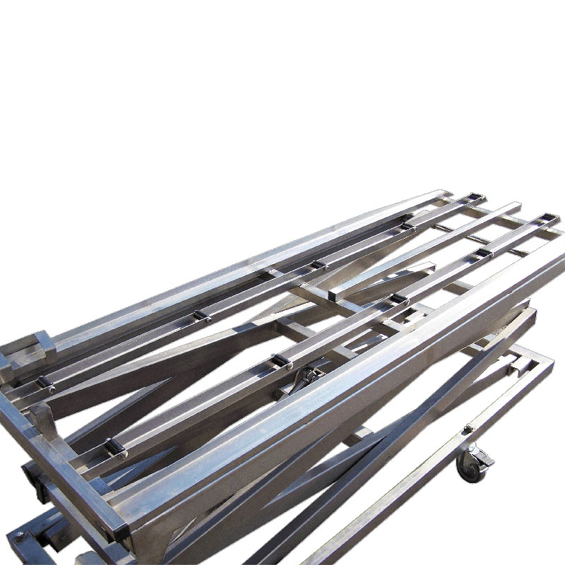 stainless steel trolley for stretchers