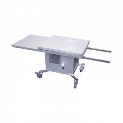 Refrigerated mortuary table